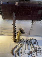 Martin vintage saxophone The Indiana, unlacquered brass, 2 necks 40854