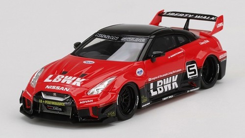 1/43 Tsm Modelo Lb-Silhouette Funciona GT NISSAN 35GT-RR Versión 1 Rojo Negro Liberty - Imagen 5 de 10