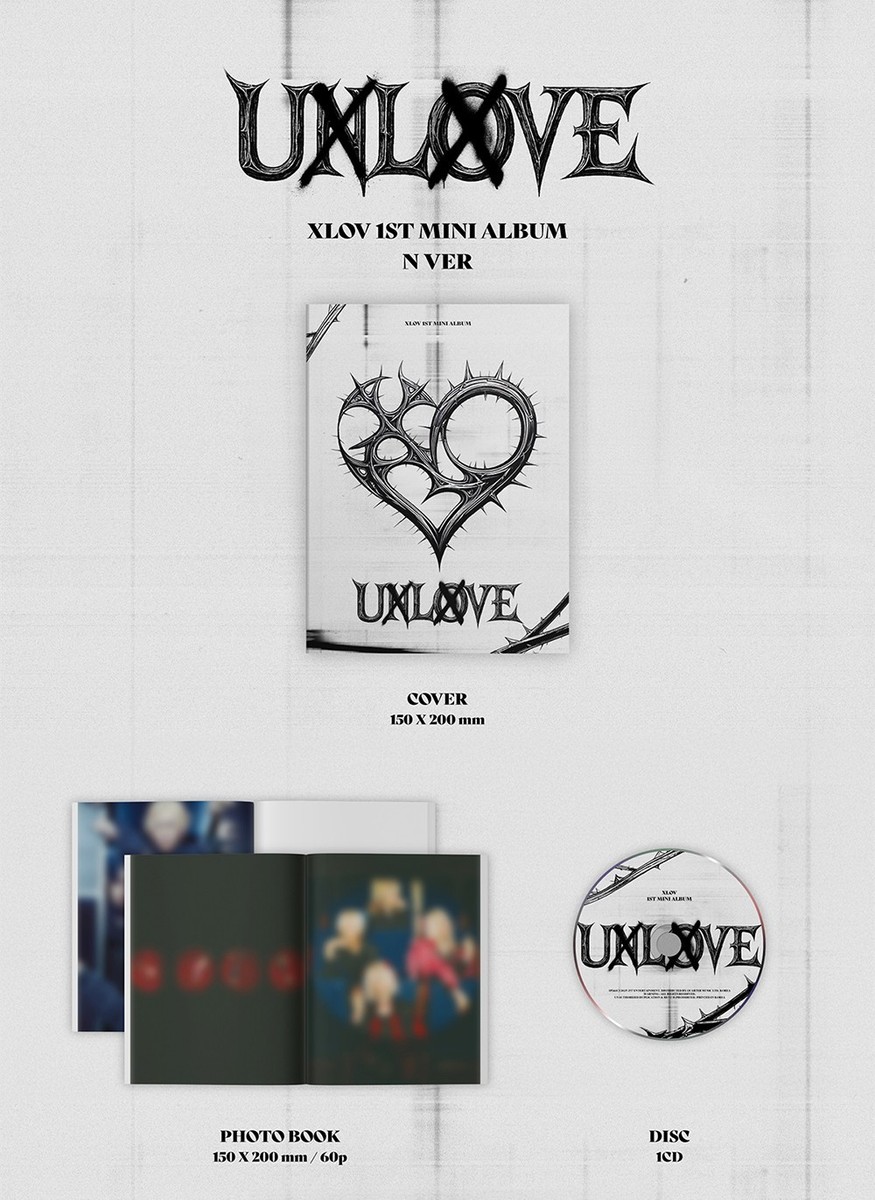 XLOV [UXLXVE] 1st Mini Album CD-R+Photo Book+Sticker+2 Card+PRE