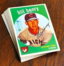 1959 Topps Baseball Cards - You Pick - aaalvins