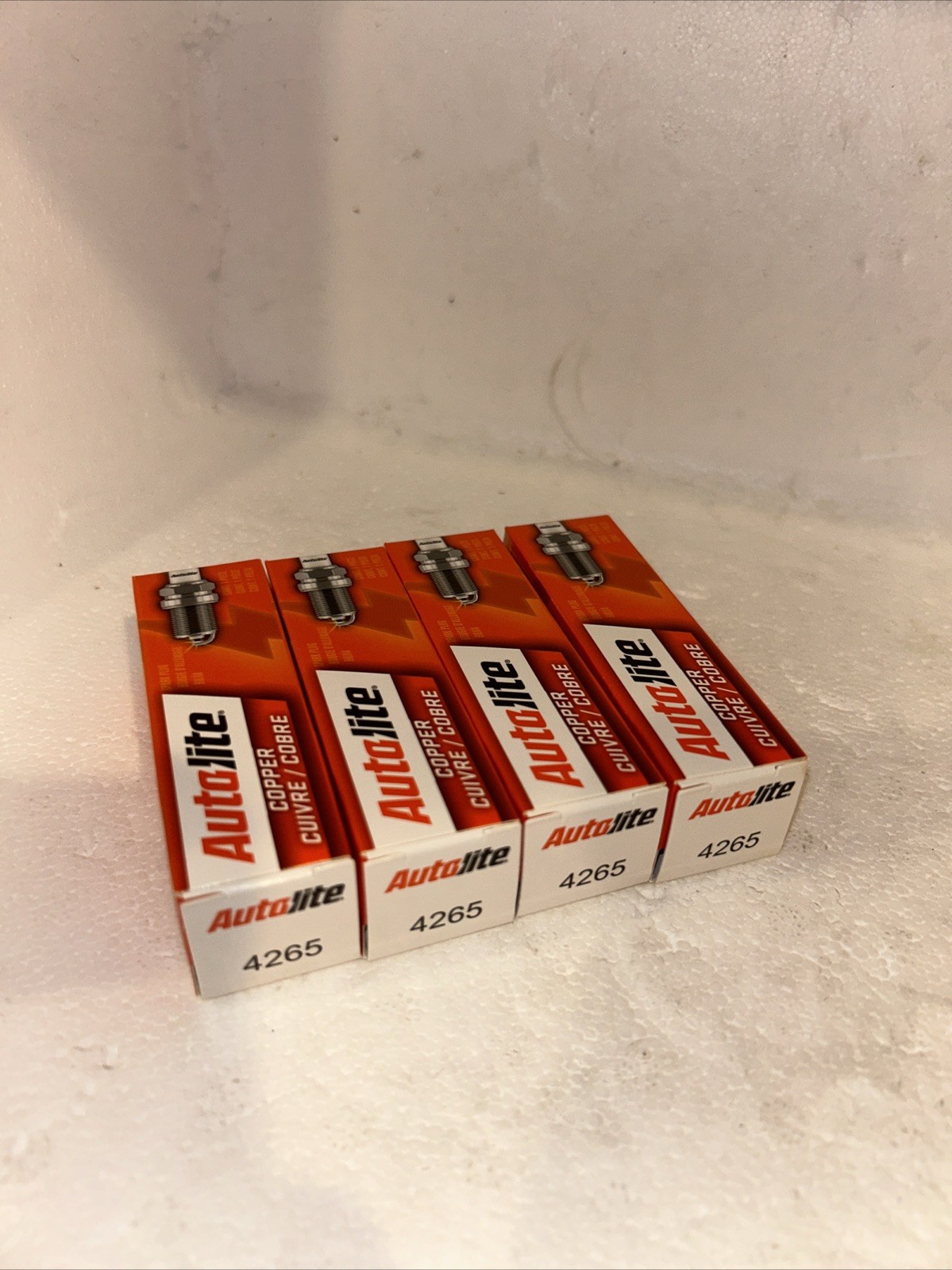 Autolite 4265 Copper Resistor Automotive Replacement Spark Plugs 4 Pack