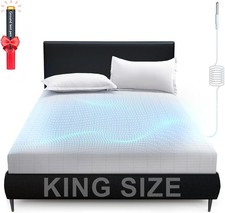Grounding Fitted Sheet King Size, Earthing Sheets - Pure Silver Fiber Organic