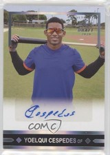 2020 Leaf Ultimate Draft Silver Spectrum /15 Yoelqui Cespedes #GLR-YC1 Auto 0b5