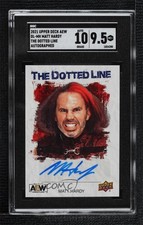 2021 AEW All Elite Wrestling The Dotted Line Matt Hardy SGC 9.5 Mint+ Auto 2oz