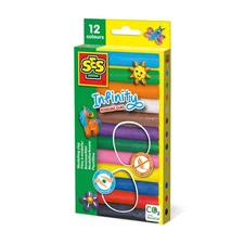 SES Creative 00406 Infinity Modeling clay-12 Pack (180gr)