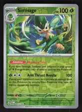 Simisage 005/182 Reverse Holo SV04: Paradox Rift NM