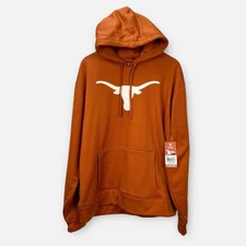 University Texas Longhorns Hoodie Men’s XL Burnt Orange Pullover Sweatshirt NWT