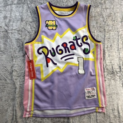 Headgear Classics Youth Rugrats Tommy Pickles #1 Basketball Jersey Size L