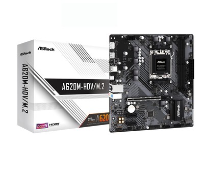 A620M-HDV/M.2 Supports AMD Socket AM5 Ryzen 7000 Series Processors