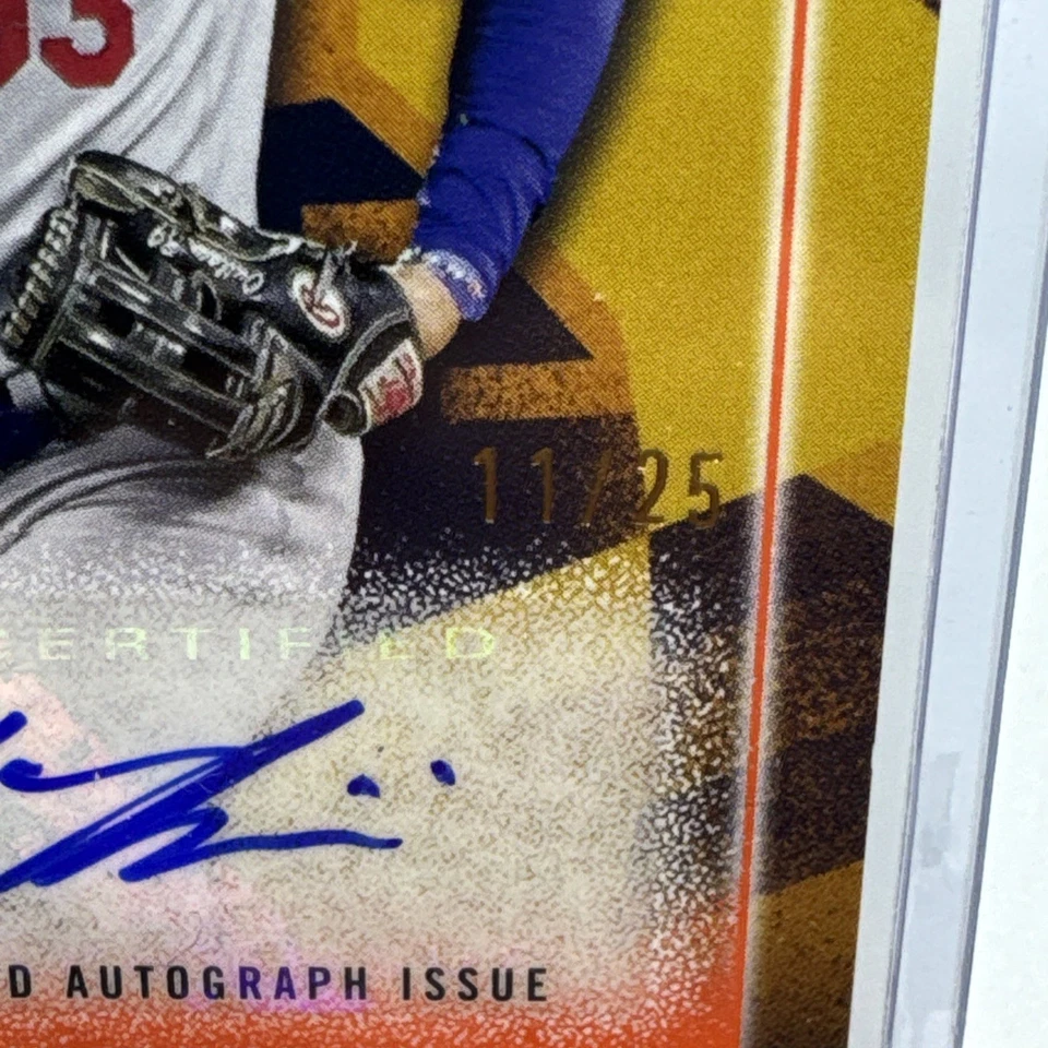 Tarjeta Automática Kevin Kiermaier Serie Mundial Serie 2 Topps 2025/25 Dodgers Foto 3 de 3