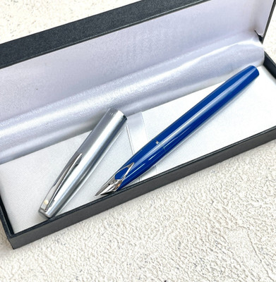 Vintage Sheaffer Triumph Imperial 440 Blue F Nib Fountain Pen Australia BS049