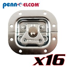 Sixteen Pack Penn Elcom 3759 Mini Butterfly Latch in Shallow Flat Dish