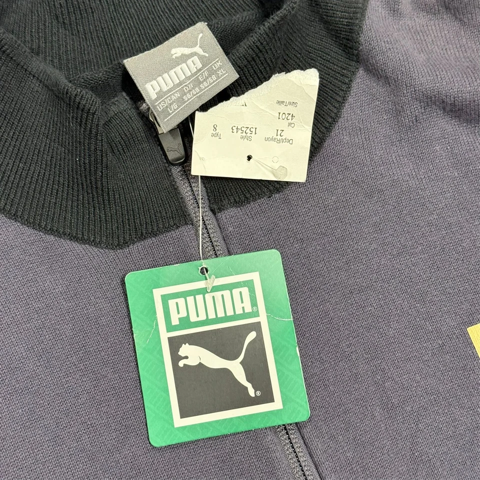 BNWT Puma Italia FIGC Knit Sweater 1/2 Half Zip 100% Cotton Large - Image 4 of 4