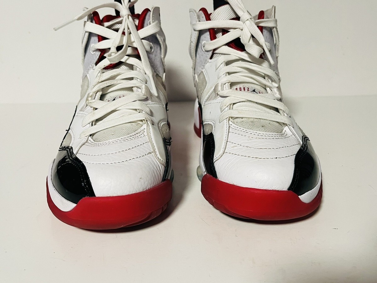 Nike Air Jordan Jumpman Two Trey White Red Black Sneakers