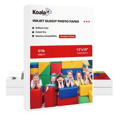 Koala Photo Paper 13x19 Premium Glossy 61lb 150 Sheets Inkjet Printer Heavy 230g