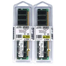 2GB KIT 2 x 1GB DIMM DDR NON-ECC PC3200 400MHz 400 MHz DDR-1 DDR1 2G Ram Memory