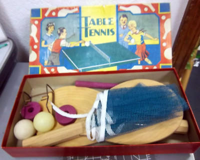 Table de ping-pong enfants avec boîte de collection de jeux - Pliable