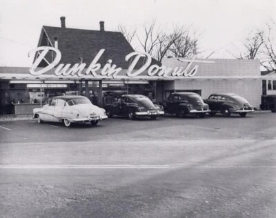 Dunkin Donuts 1950s POSTER 24 X 18 Inches Nice Wall Art