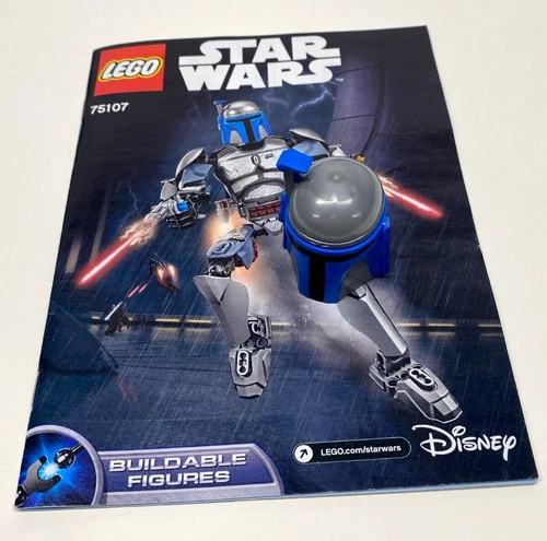 LEGO Bionicle Star Wars: Jango Fett (75107) Loose Helmet Head Booklet Only L1