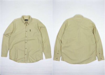 Armani Jeans Vintage Sand Beige Cotton/Linen Shirt Size L | eBay