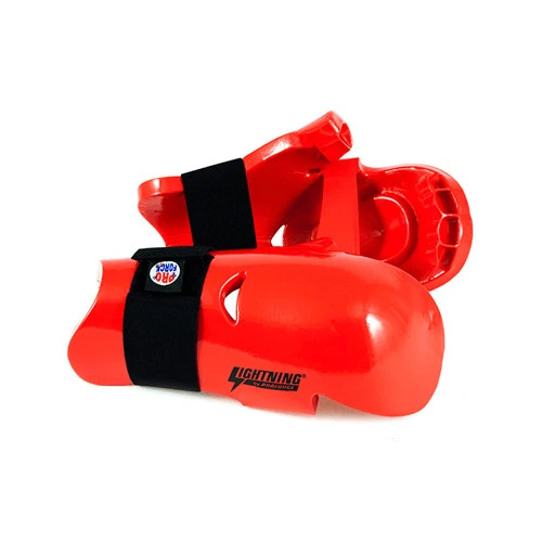 ProForce Lightning Karate Sparring Gloves Punches Kids Youth and Adult - Red