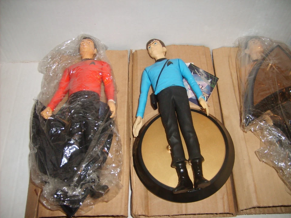 JUEGO DE 11 FIGURAS DE ACCIÓN VINTAGE APLAUSE STAR TREK CLASSIC 10" Y PVC NUEVO LOTE EN PAQUETE Foto 2 de 4