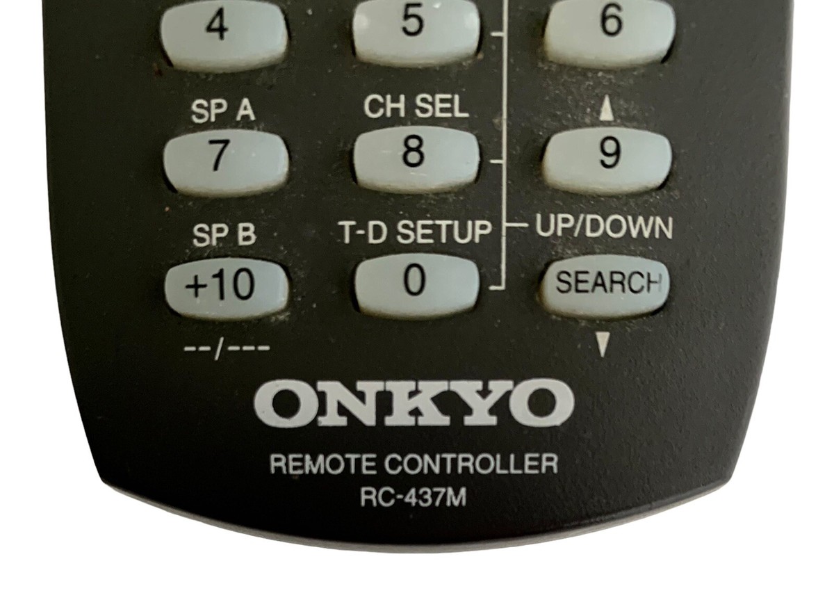 Onkyo RC-437M A/V Home Theater System Remote Control Unit Onkyo RC-437M A/V Home Theater System Remote Control Unit