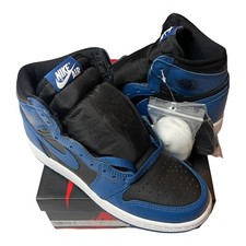 Nike Jordan 1 Retro High OG Dark Marina Blue GS Size 4.5 / Women  s 6 575441-404