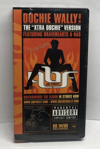 Nas Bravehearts Oochie Wally Sealed VHS V-Lite Promo Video 200 Hip Hop Rap Rare
