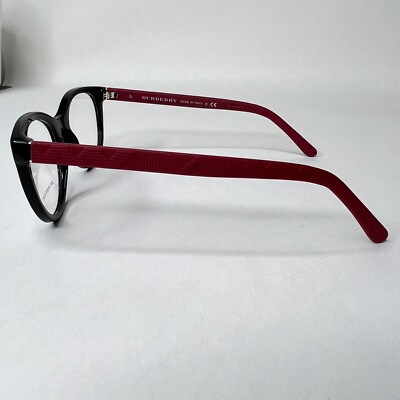 Burberry B 2176 Frames‎ 3498 51-18 140 Polished Black w/Red Eye Glasses h3769 s-l400.jpg main image 2