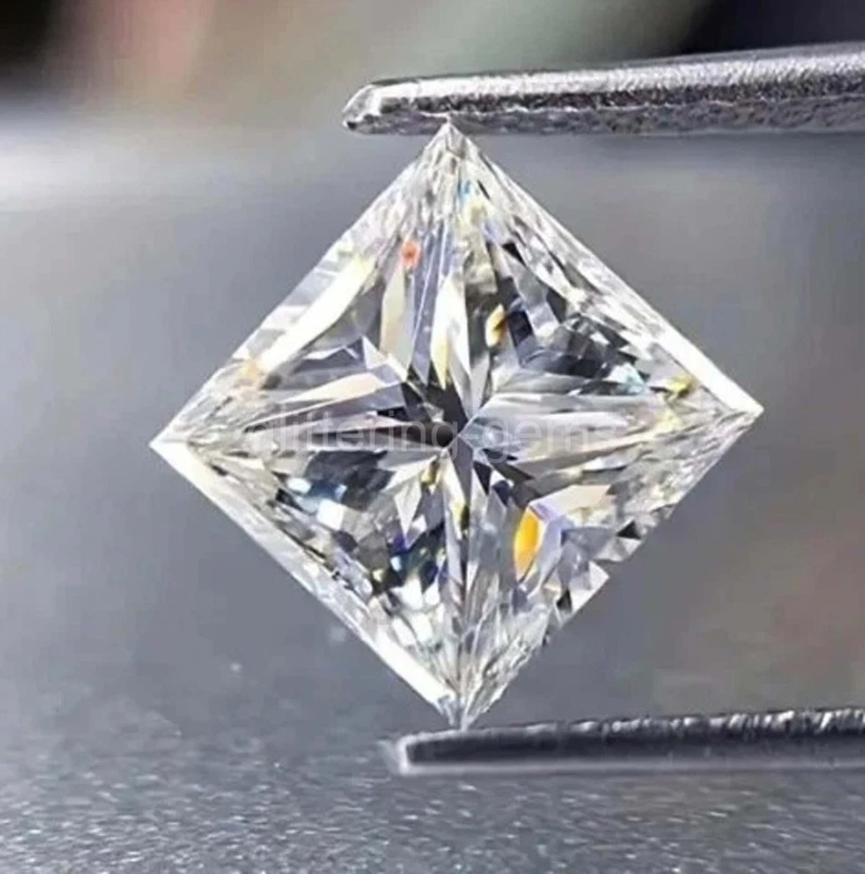 4.6 Ct CVD Lab Grown Diamond D Color Princess Cut VVS1 Certified Loose Gems 29S - Image 3 of 4