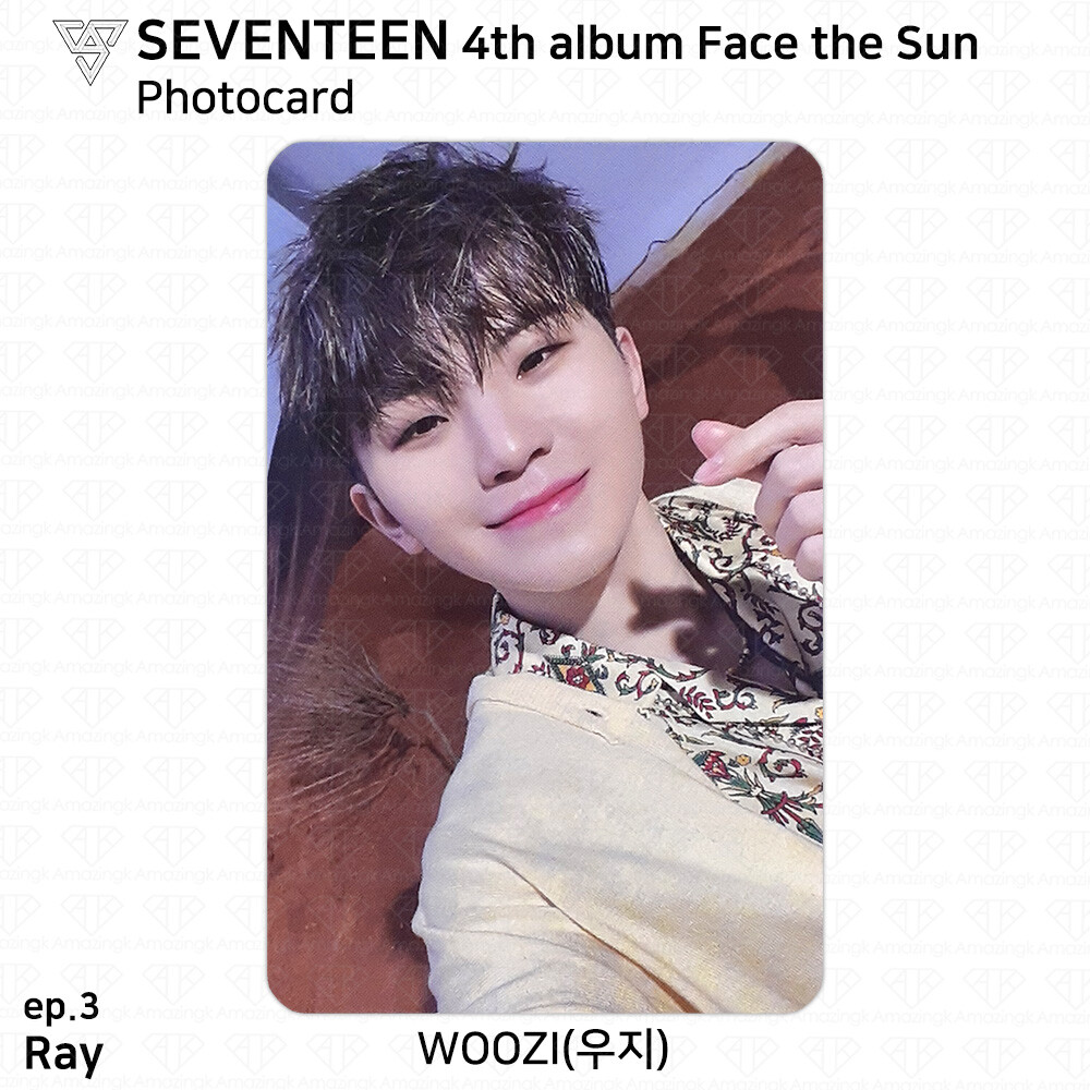 SEVENTEEN 4th Album Face the Sun Official Photocard ep.3 Ray SEVENTEEN 4th Album Face the Sun Official Photocard ep.3 Ray