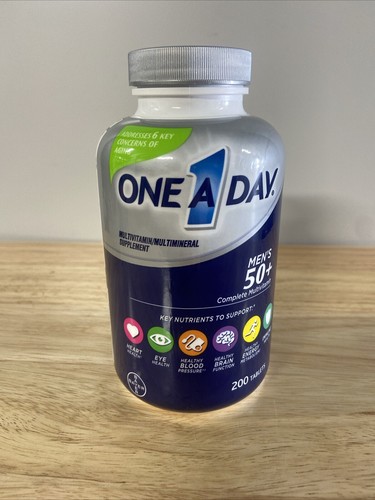 100x One A Day Men's 50+ Advantage Multivitamin, 200 Tablets Ex:05/25