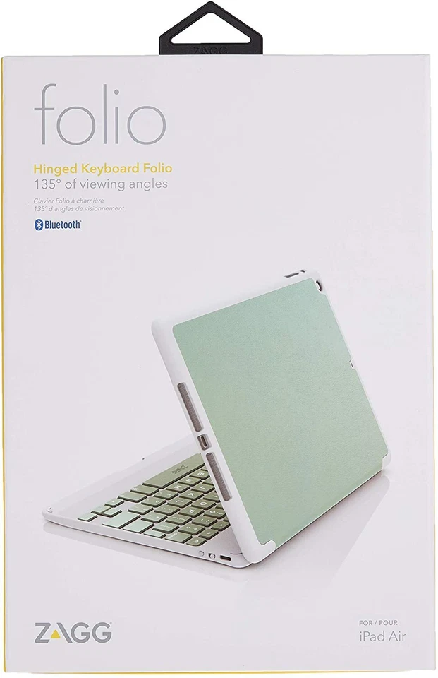 Zagg Type Protective Wireless Keyboard Folio Cover Case iPad 5 9.7" A1822 Green - Image 3 of 4