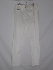 Dolce & Gabbana Women's Trousers Ivory Fit Size 8 Authentic Genuine Original