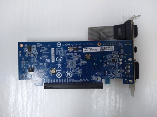 Gigabyte GV-N210SL-1GI - Outputs: Dual-link DVI-I, D-SUB (VGA), HDMI - Blue - Picture 8 of 13