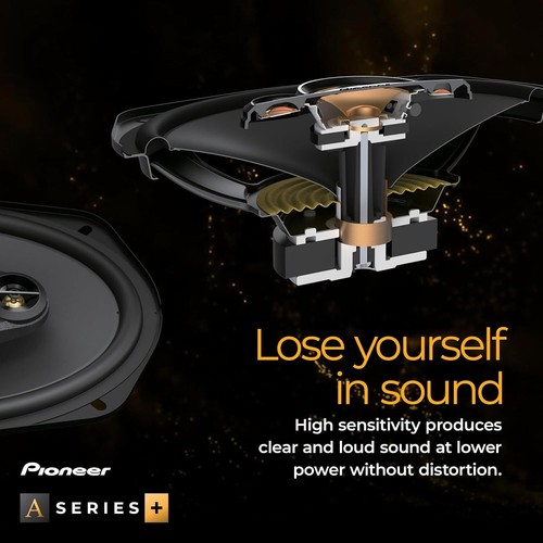 Premium Black and Gold 6” x 9” Component Speakers - Installation Made Easy - Picture 7 of 9