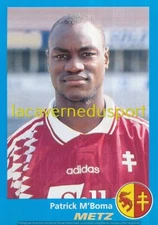 209 PATRICK M'BOMA ROOKIE # FC METZ STICKER PANINI FOOT 1995 1996