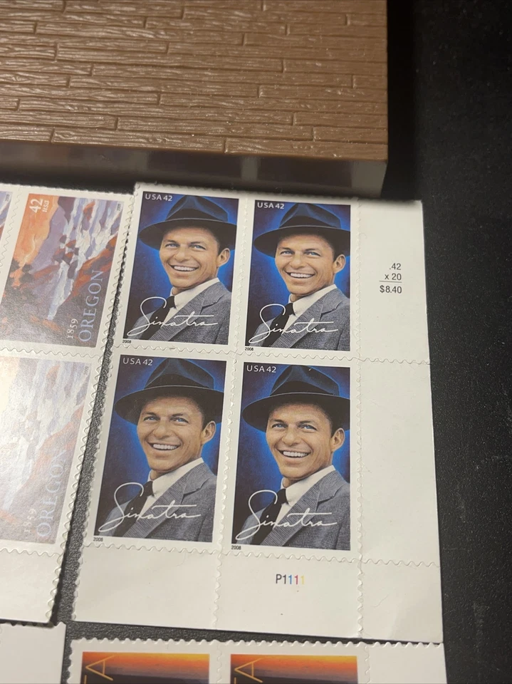 US Scott #4334-4376-4341-4334-4265-4266 (5) Plate Block Of 4 Us Stamps 42 Cents - Image 3 of 4