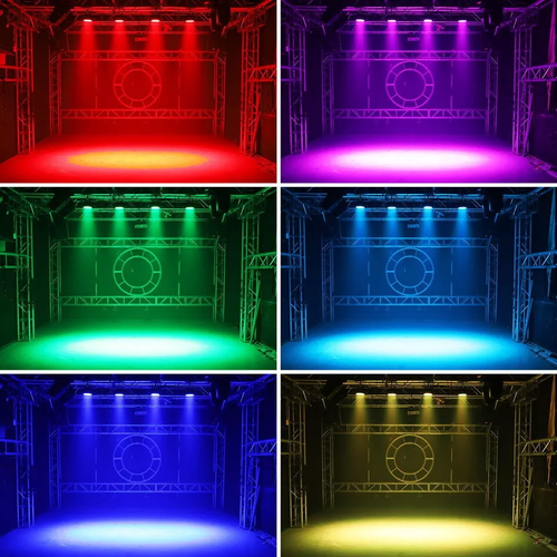 8PCS 18x18W RGBWA UV Aluminum Alloy Par Lighting LED Stage Light DMX Party DJ - Picture 4 of 11
