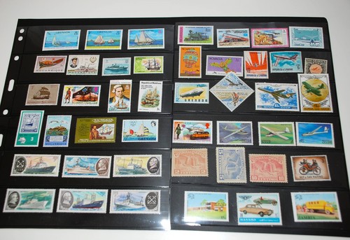 LARGE MNH Collection - TRANSPORT - SHIP, PLANE, TRAIN,.. Different stamps - TC01 - Picture 2 of 3