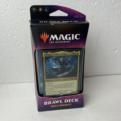 Sealed Magic the Gathering Wild Bounty WUG Bant Brawl Deck 2019 60 Card Deck