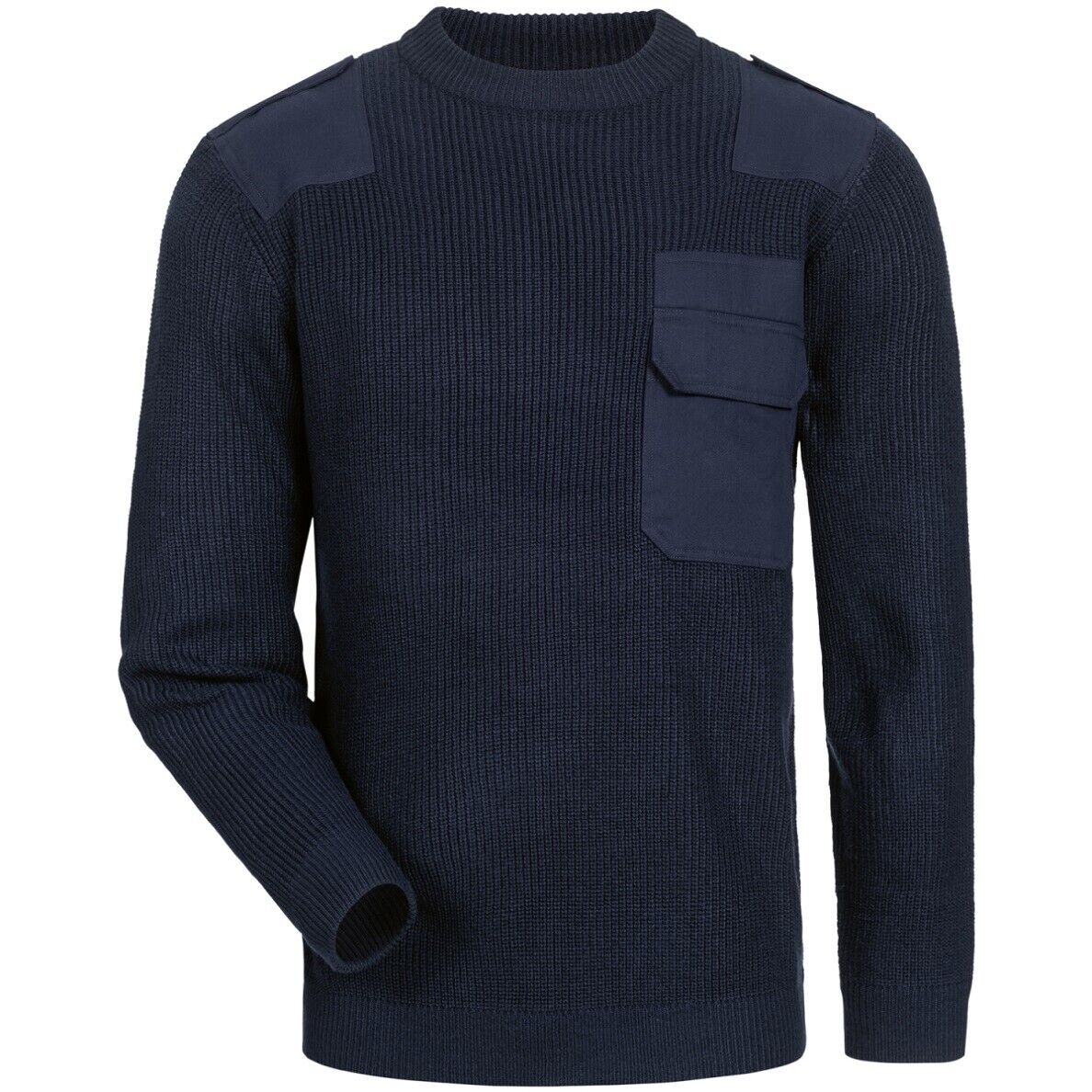 Thumbnail - Top Bundeswehr Pullover Arbeitspullover Pulli Blau Bw Marine Neu