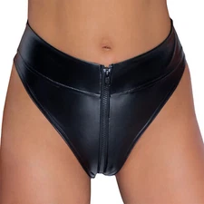 Powerwetlook High Waist Thong