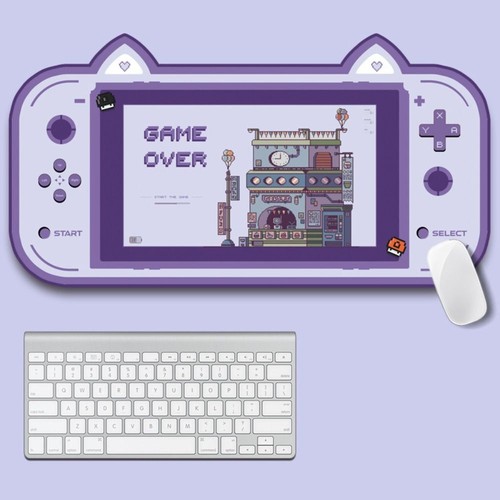 Non-Slip Computer Mouse Pad Games Console Shaped Mause Carpet Office - Photo 9/12