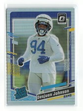 Desjuan Johnson #356 2023 DONRUSS OPTIC RAMS SILVER ROOKIE READ