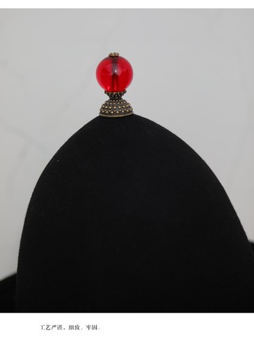 Chinese Ancient Hanfu Hat For Men Emperor Straight-Brimmed Hat Headdress Male - Picture 7 of 7