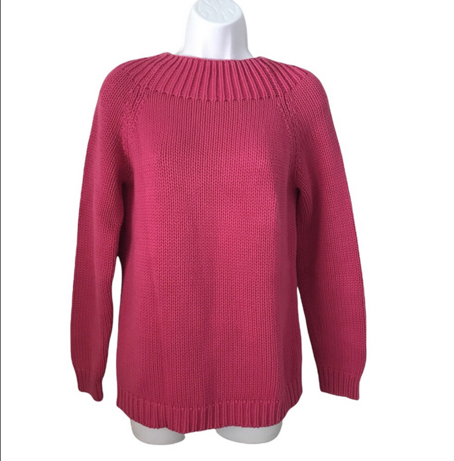 Lauren Ralph Lauren Bubble Gum Pink Cotton Knit Long … Gem