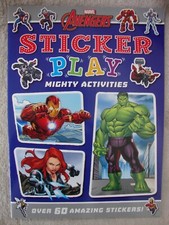 Marvel Avengers Sticker Play Mighty Sticker Activity Book Brand New RRP £3.99