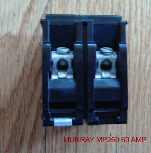 MURRAY MP CIRCUIT BREAKER NI 2 POLE 60 AMP 120/240 VAC TYPE MP - Picture 4 of 4